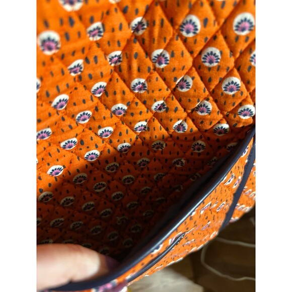 *Vera Bradley* Weekender tote,
Orange floral & Navy blue - Picture 4 of 6